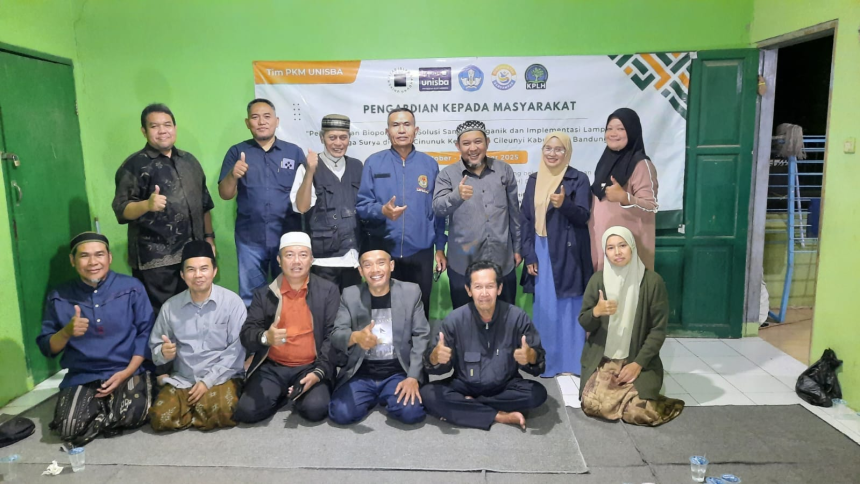 Hibah Kemdiktisaintek Dorong PKM UNISBA & KPLH Wujudkan Lingkungan Lebih Baik di Desa Cinunuk