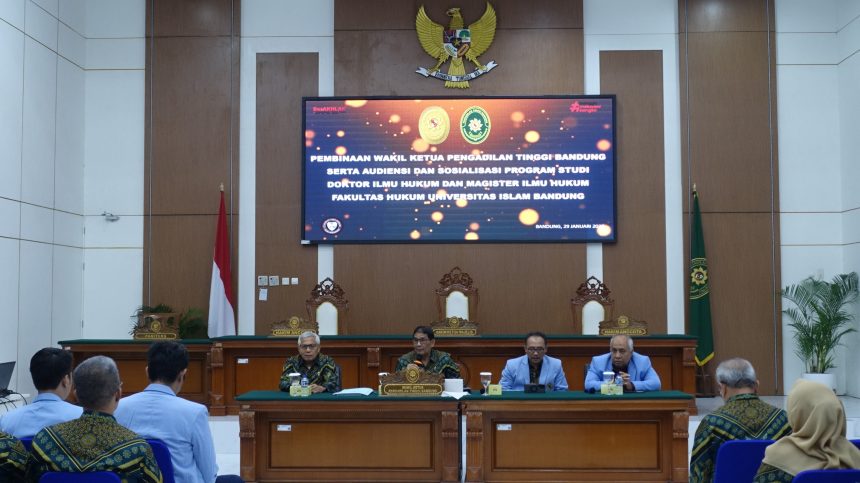 FH Unisba Perkuat Kolaborasi Strategis, Teken MoA dengan Pengadilan Tinggi Bandung