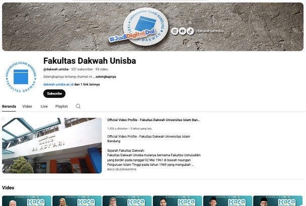 Fakultas Dakwah Unisba Luncurkan “KATA”, Program Kajian Ramadan Digital yang Dekat dengan Generasi Z