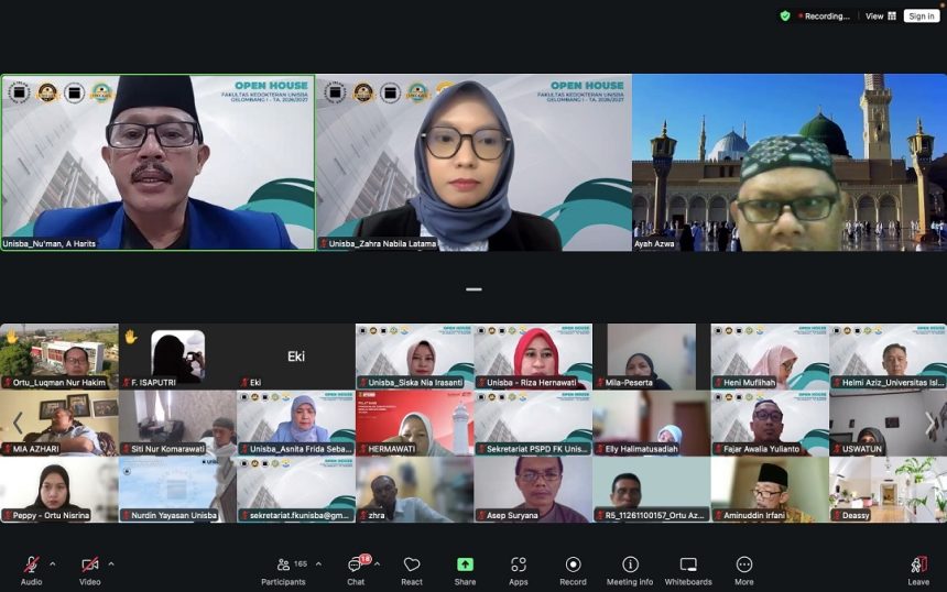 Open House FK Unisba 2026/2027 Digelar Online, Perkuat Komitmen Lahirkan Dokter Berkarakter 3M
