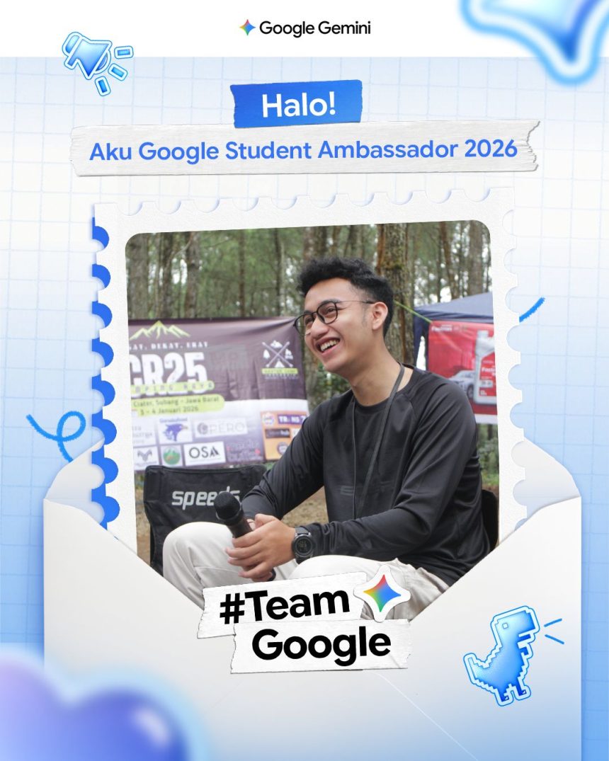 Prestasi membanggakan kembali ditorehkan oleh mahasiswa Fakultas Dakwah Universitas Islam Bandung (Unisba). Ananda Hierofani Ahmad, mahasiswa semester 6 dari Jurusan Komunikasi dan Penyiaran Islam, berhasil lolos dalam program bergengsi Google Student Ambassador (GSA) 2026.
