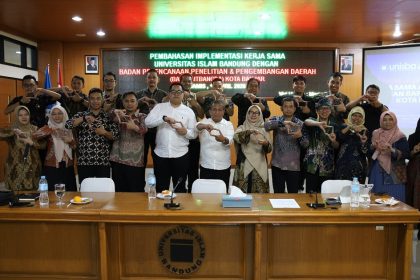 Perkuat Sinergi Riset, Unisba dan Bappelitbangda Kota Banjar Bahas Kerja Sama Strategis