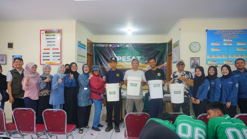Mahasiswa FK Unisba Hadirkan Program PESAT, Dorong Pengelolaan Sampah Terpadu dan Lingkungan Sehat di Sukamiskin