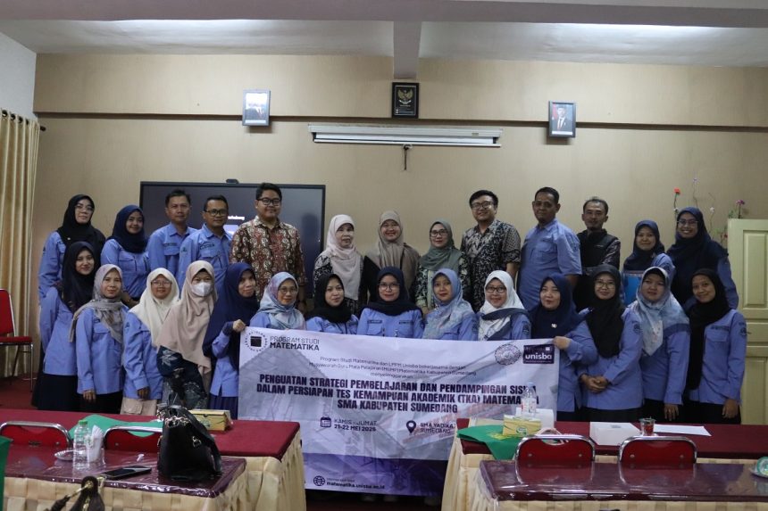 Unisba dan MGMP Matematika Sumedang Tingkatkan Kompetensi Guru serta Persiapan Siswa Hadapi Tes Kemampuan Akademik (TKA)