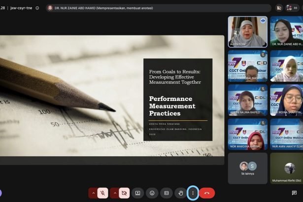 Warek Belmawa Unisba Jadi Pembicara di Webinar Internasional UiTM Malaysia, Bahas Strategi Pengukuran Kinerja Berbasis Riset