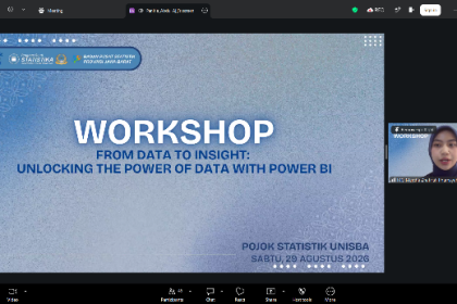 Pojok Statistik Unisba Ajarkan Pengolahan Data hingga Dashboard Interaktif lewat Workshop Power BI