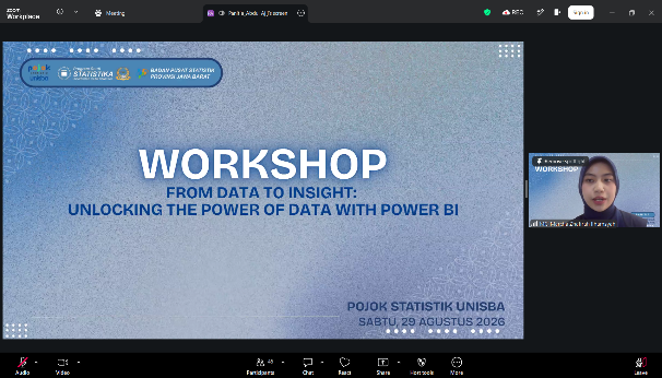Pojok Statistik Unisba Ajarkan Pengolahan Data hingga Dashboard Interaktif lewat Workshop Power BI
