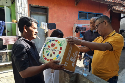 Telkom dan Tel-U Hadirkan Air Bersih, Perkuat Pengelolaan Sampah di Cileunyi Wetan